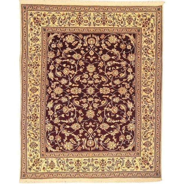 One Of The Kind Persian Nain Rug 8'1" x 6'6"